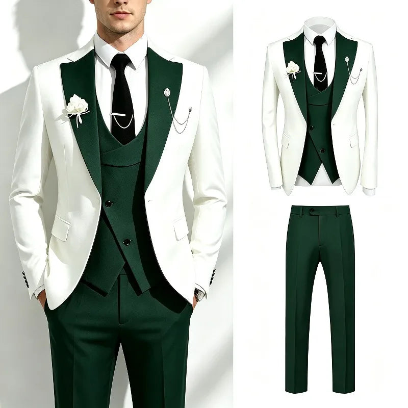 Men's Three-Piece Business & Occasion Suit