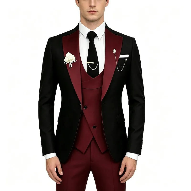 Men's Three-Piece Business & Occasion Suit