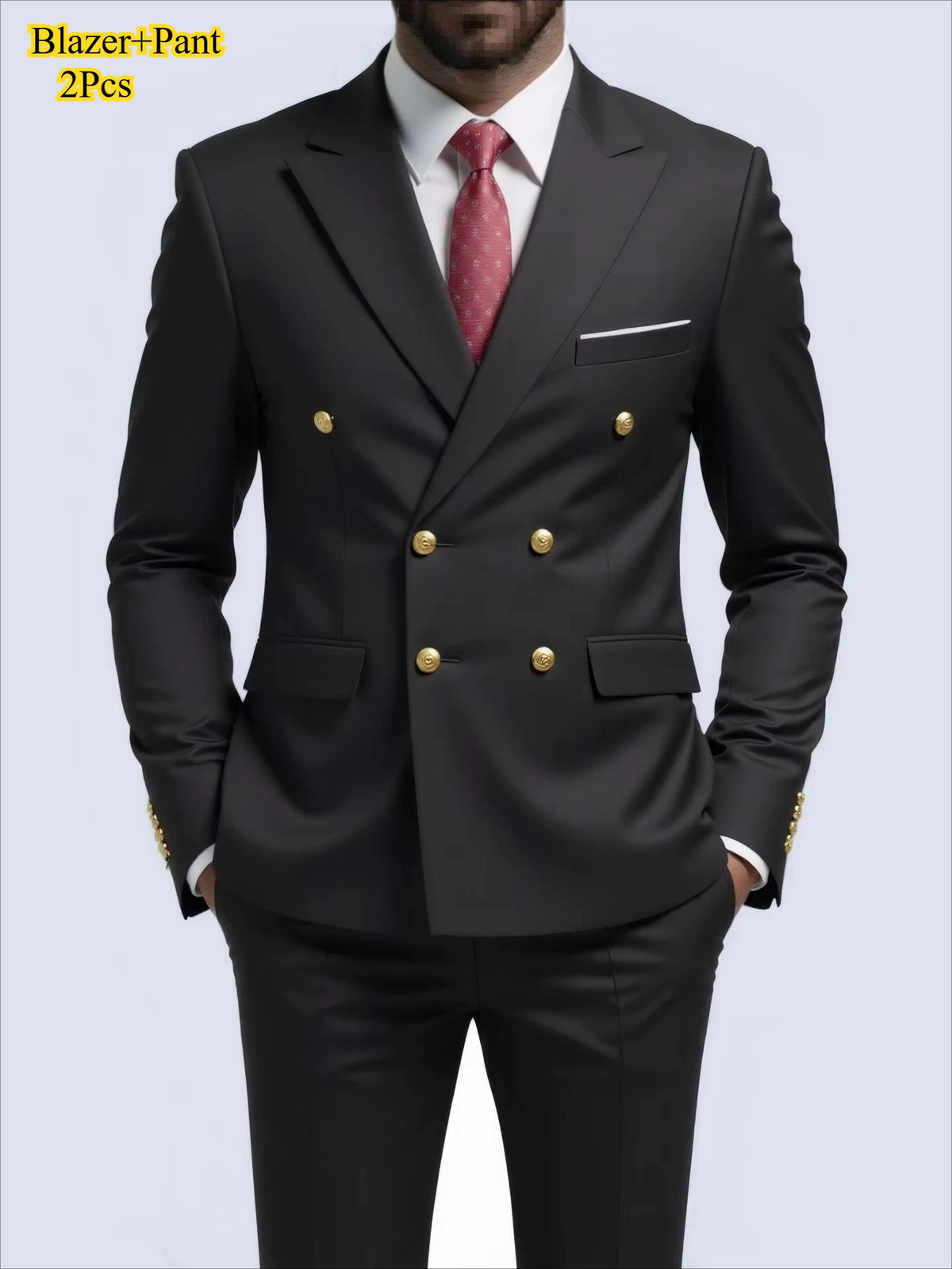 Men's Double-Breasted Blazer