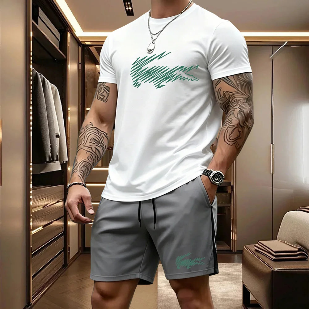 Men's Top & Shorts Set
