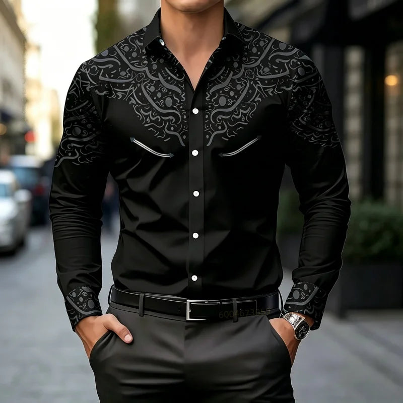 Men's Graphic Print Casual T-Shirt