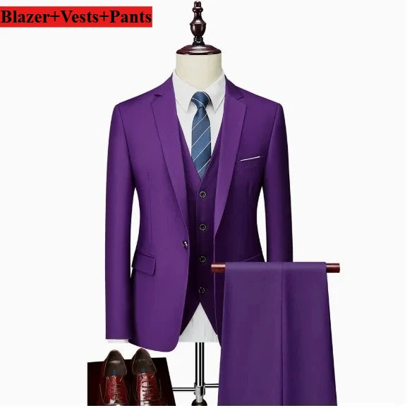 Men's British-Inspired Wedding Suit