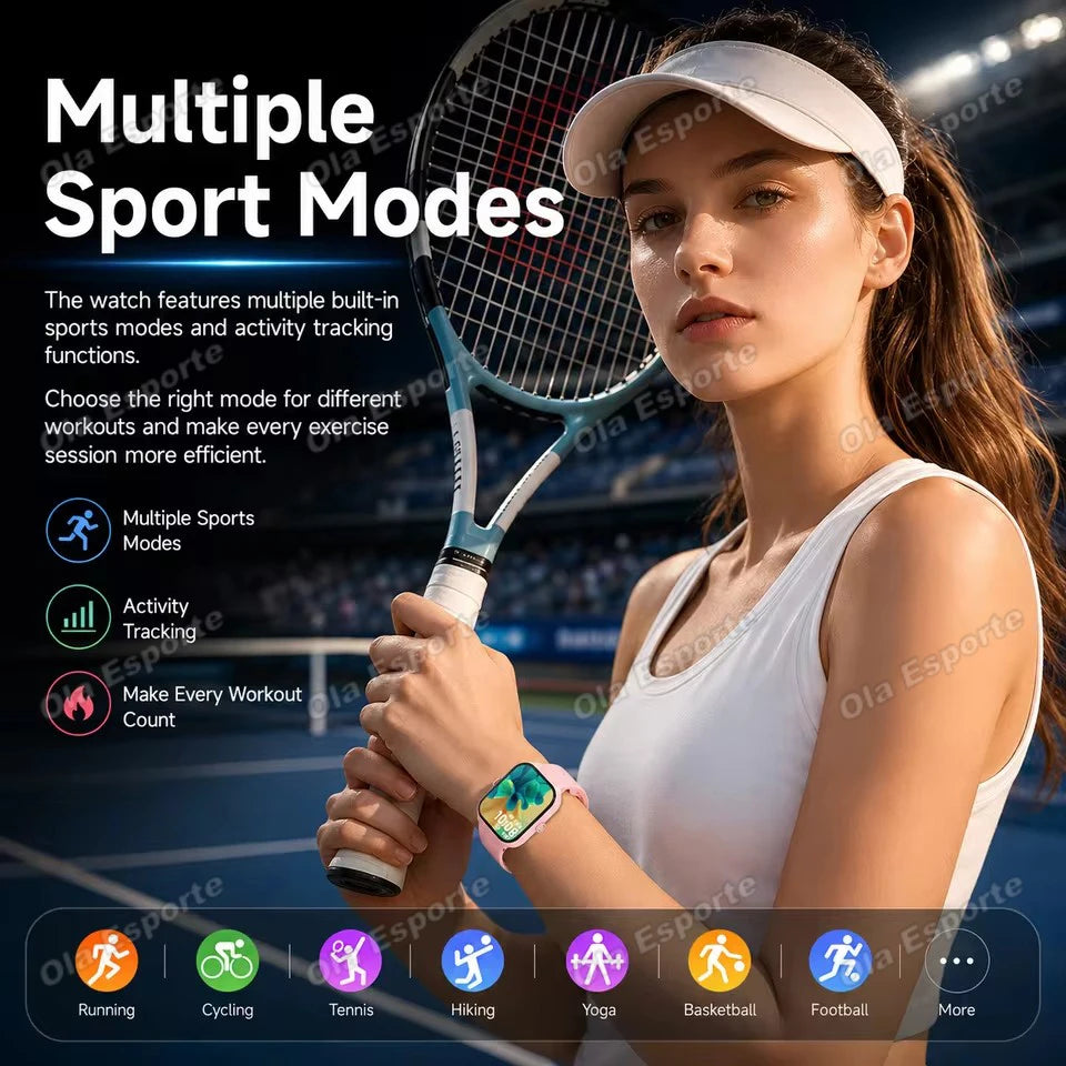 2.01-Inch Calling Smartwatch with Message Alerts