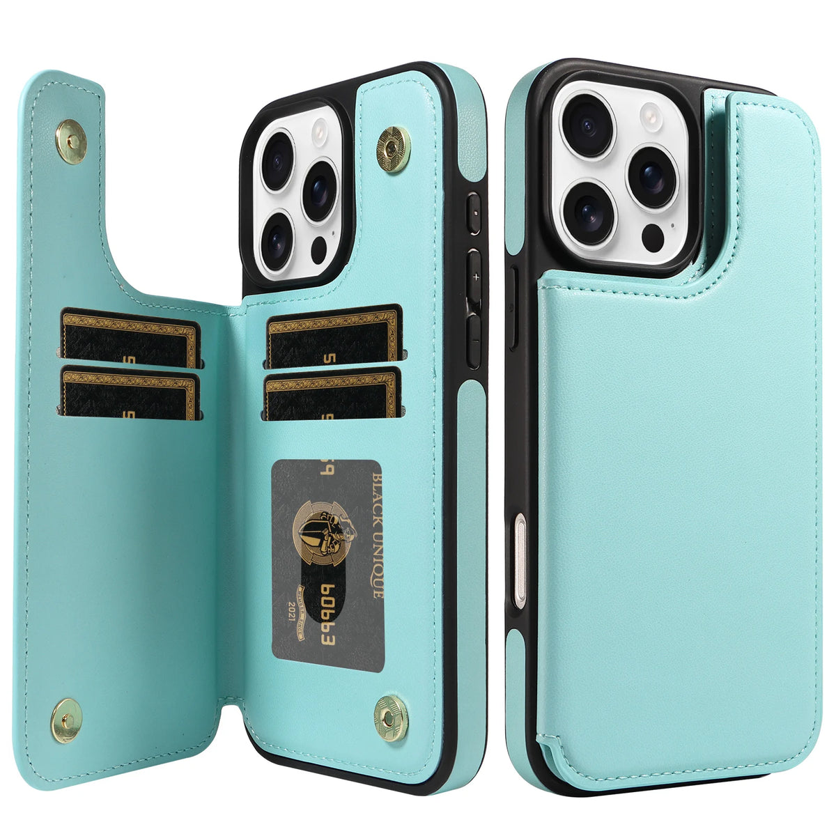 Flip Wallet Phone Case with Card Slots for iPhone 17 Pro, iPhone 17, iPhone 17 Pro Max, iPhone 17e, iPhone 16 Plus, iPhone 16, iPhone 16e, iPhone 16 Pro, iPhone 15 Pro, iPhone 15 Pro Max, iPhone 16 Pro Max, iPhone 15 & More Models