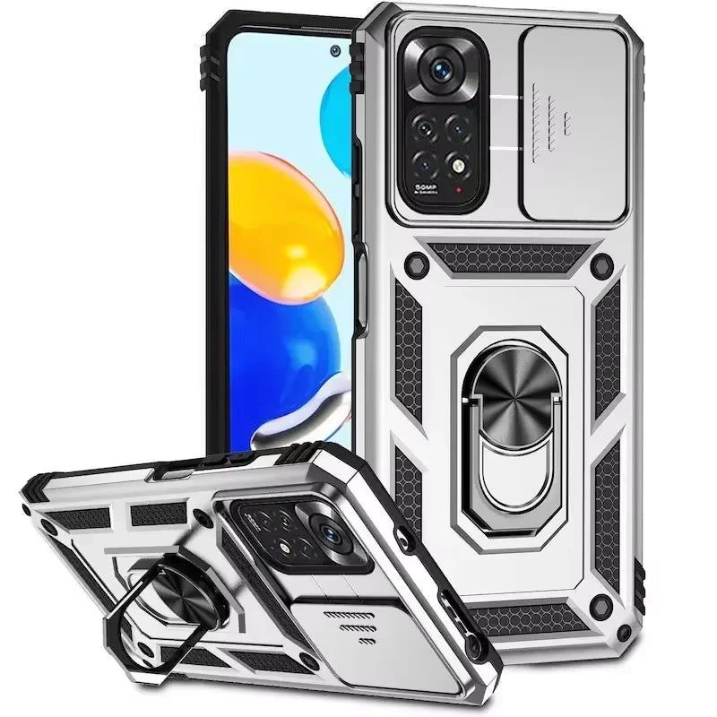 Kickstand Phone Case for Redmi Note 12 Pro 5G, Redmi Note 12 Pro 4G, Redmi Note 11 4G, Redmi Note 11S 4G, Redmi Note 13 Pro 5G, Redmi Note 13 Pro 4G, Redmi Note 12 5G, Redmi 12C, Redmi Note 11 Pro 5G, Redmi Note 11 Pro & More Models