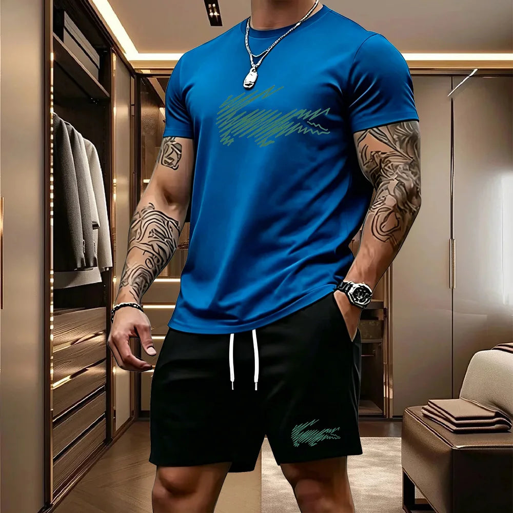 Men's Top & Shorts Set