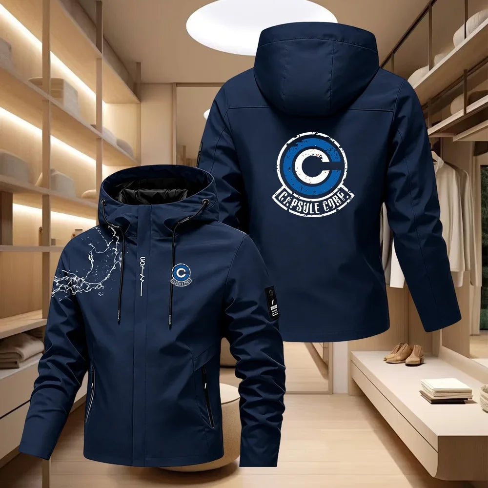 Men's Hooded Zip-Up Jacket