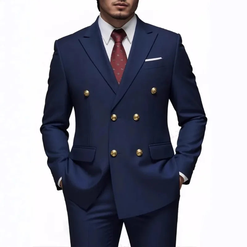 Men's Double-Breasted Occasion Suit