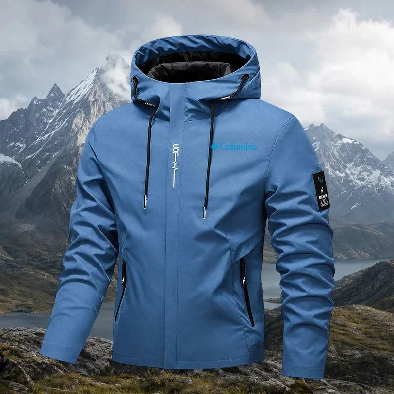 Men's Hooded Zip-Up Jacket