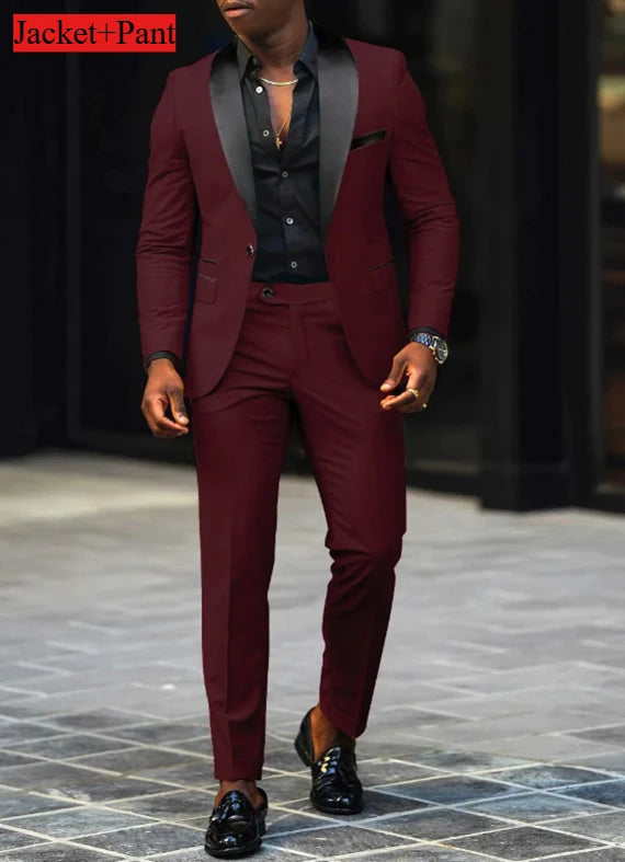 Men's Slim Fit Wedding & Occasion Suit