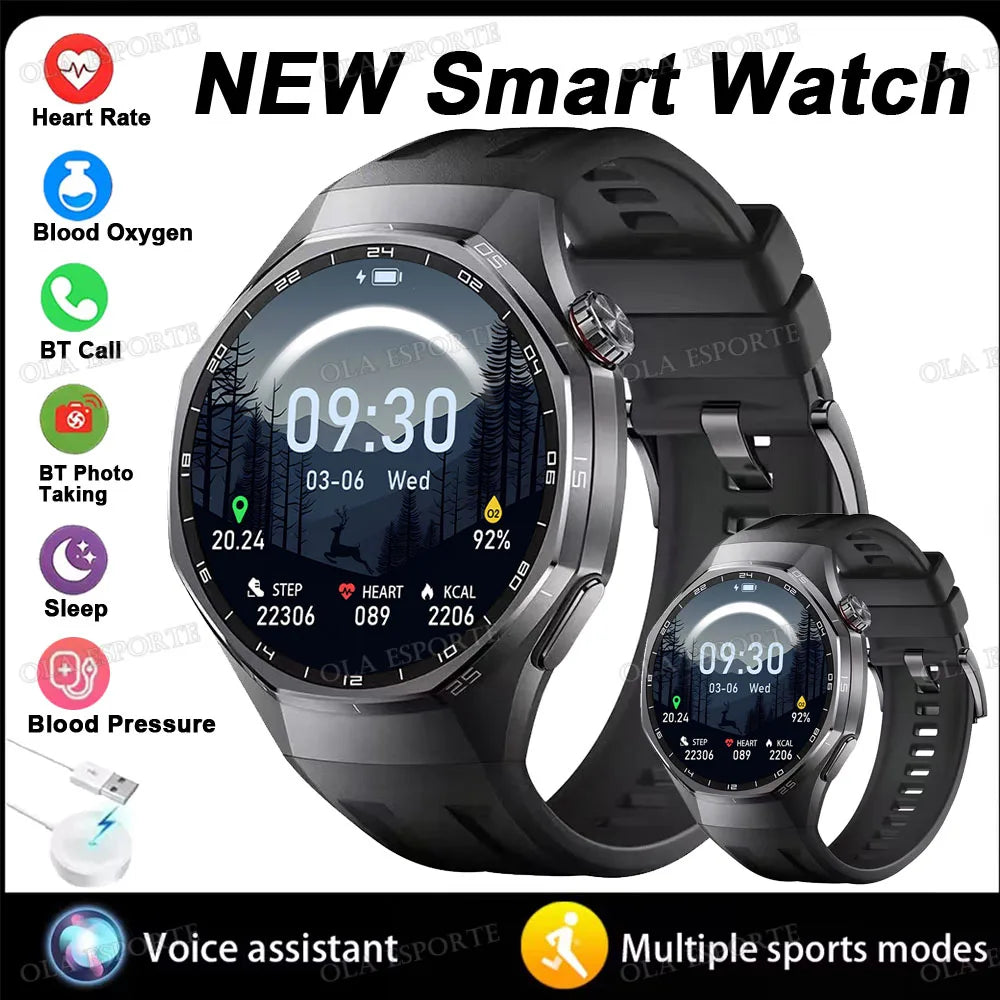 1.52-Inch Calling Smartwatch with Music Control