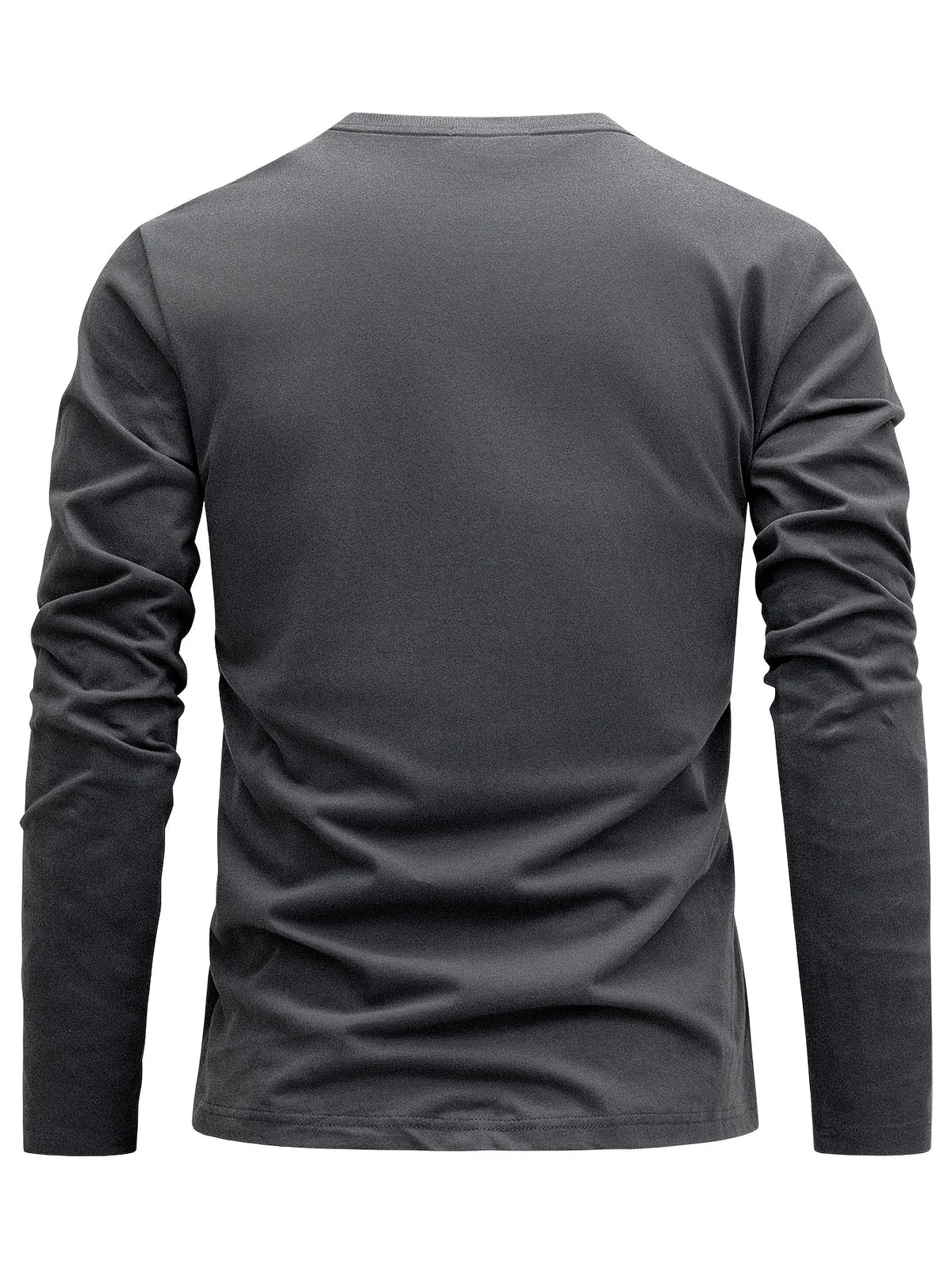 Men's Letter Print Long-Sleeve Casual T-Shirt