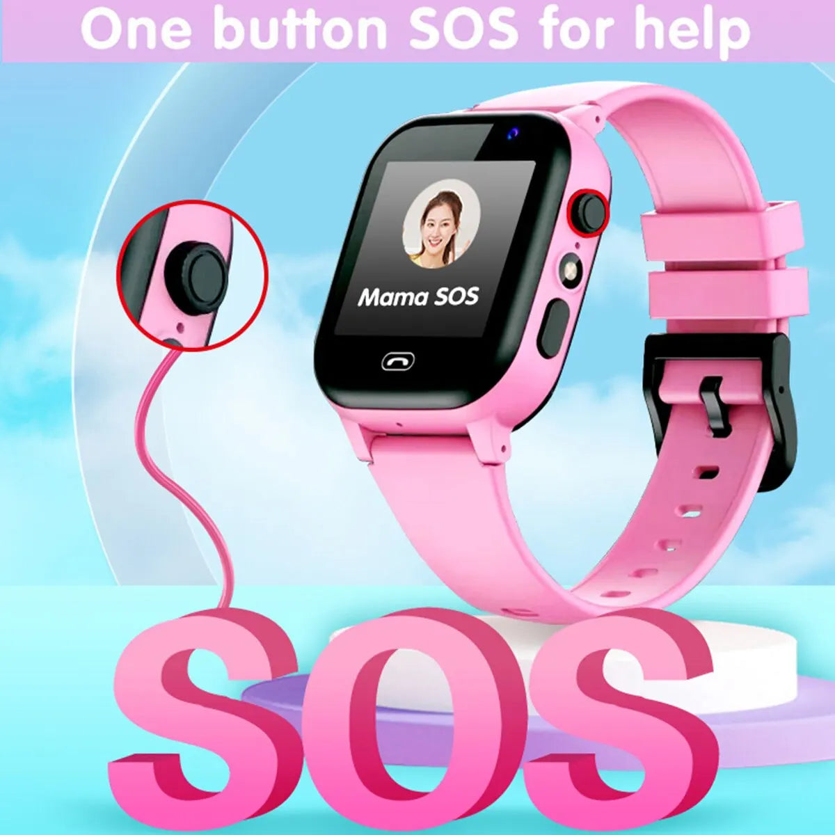 Children's 2.2-Inch Calling Smartwatch