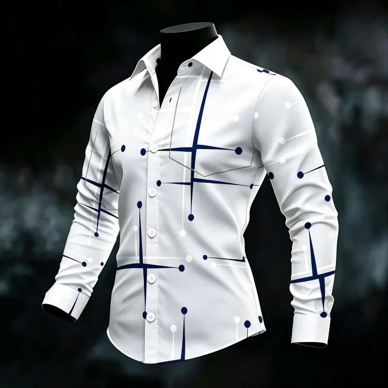 Men's Long-Sleeve Casual Shirt