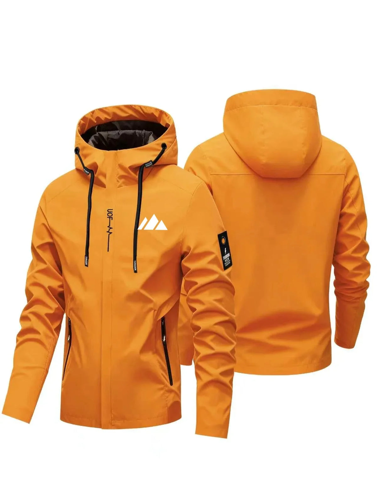 Men's Hooded Zip-Up Jacket