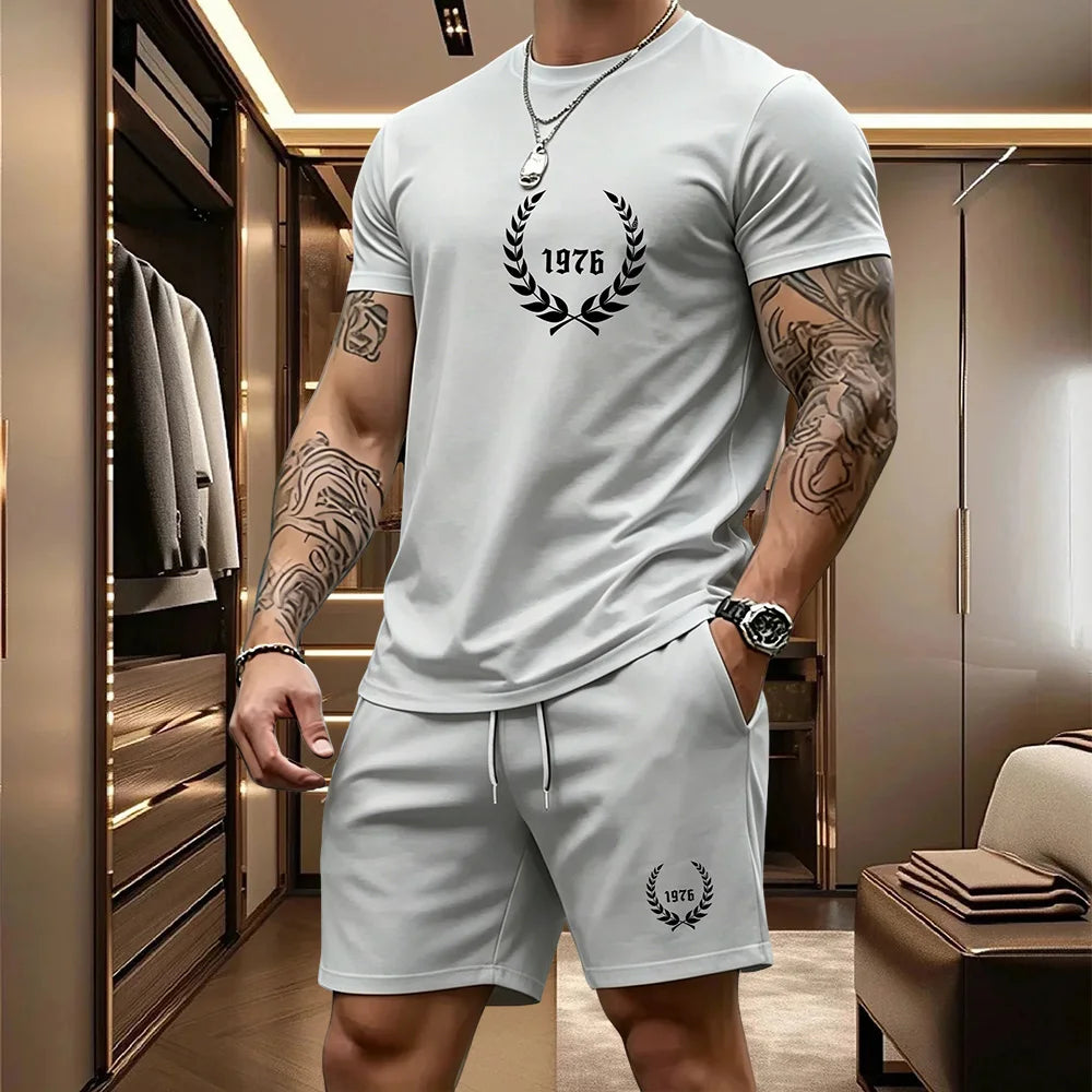 Men's Top & Shorts Set