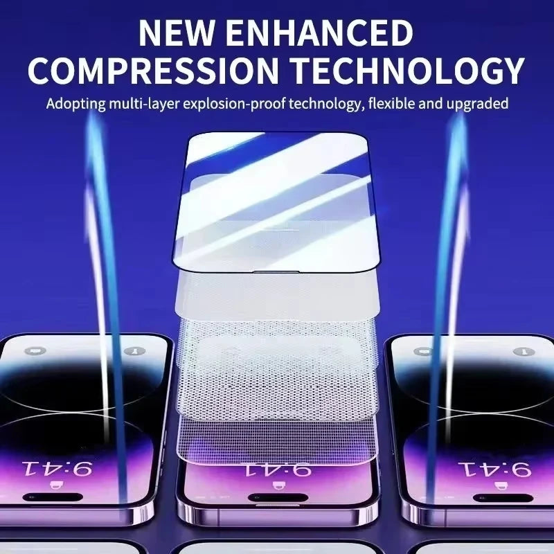 Easy-Install Clear Tempered Glass Screen Protector for iPhone 15 Pro Max, iPhone 16 Pro, iPhone 16 Pro Max, iPhone XS Max, iPhone 15 Pro, iPhone 16, iPhone 16 Plus, iPhone 13 Pro, iPhone XR, iPhone XS, iPhone 13 Pro Max & More Models