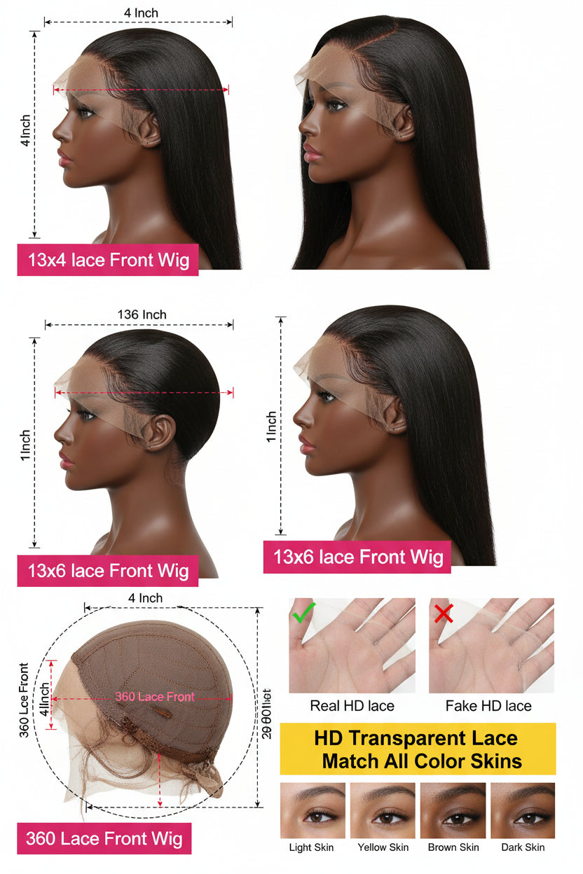 Body Wave Human Hair Lace Wig — product view