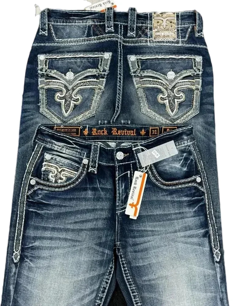 Women's High-Waist Wide-Leg Utility Jeans — product view