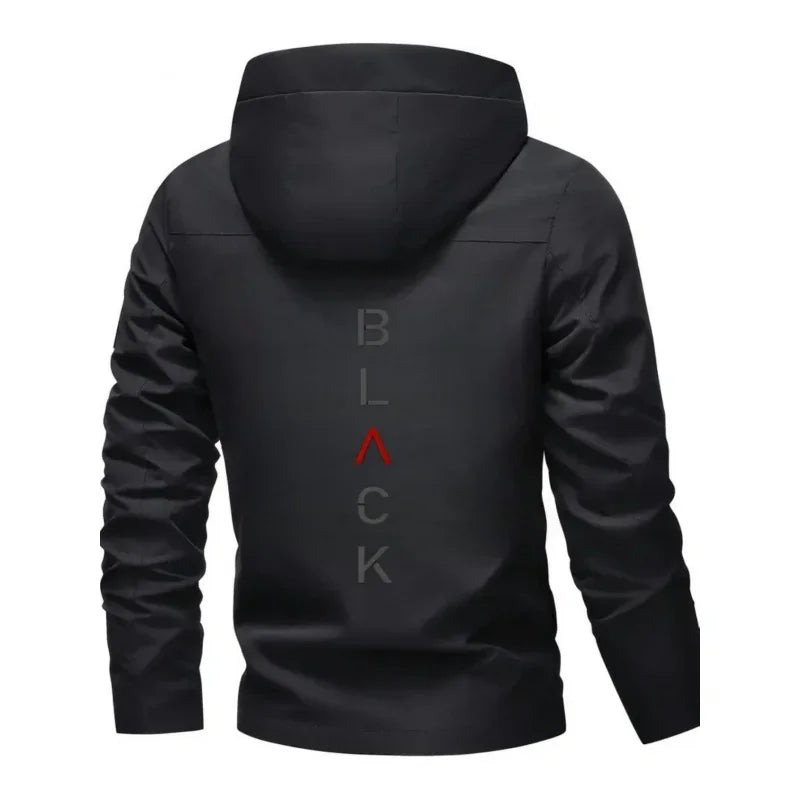 Men's Hooded Zip-Up Jacket