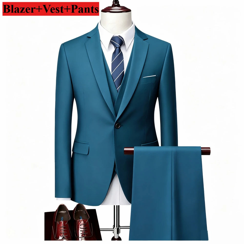 Men's British-Inspired Wedding Suit