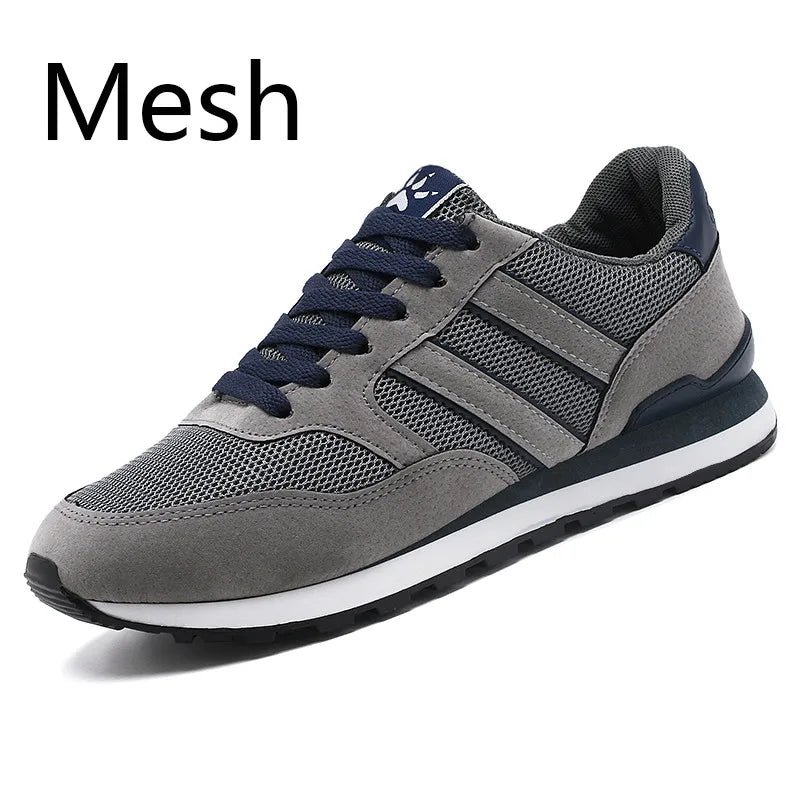 Men's Suede-Style Casual Sneakers