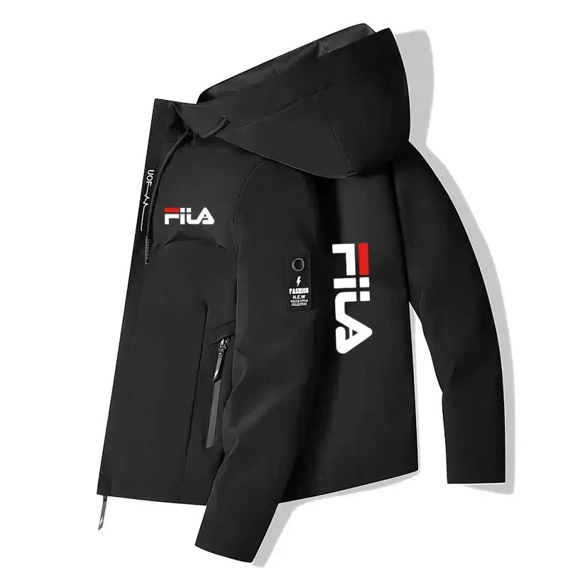 Men's Hooded Zip-Up Jacket