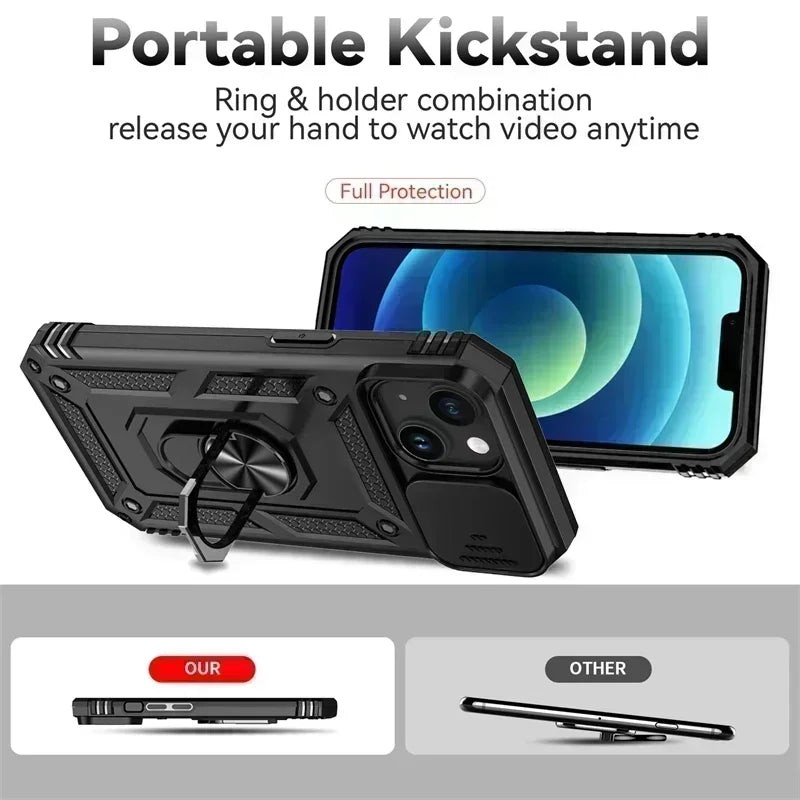 Kickstand Phone Case for iPhone 13, iPhone 14 Pro Max, iPhone 13 Pro, iPhone 14 Plus, iPhone 14 Pro, iPhone 12 Pro, iPhone 12, iPhone 11, iPhone 12 Pro Max, iPhone 13 Pro Max, iPhone 11 Pro Max, iPhone 11 Pro, iPhone 15 & More Models