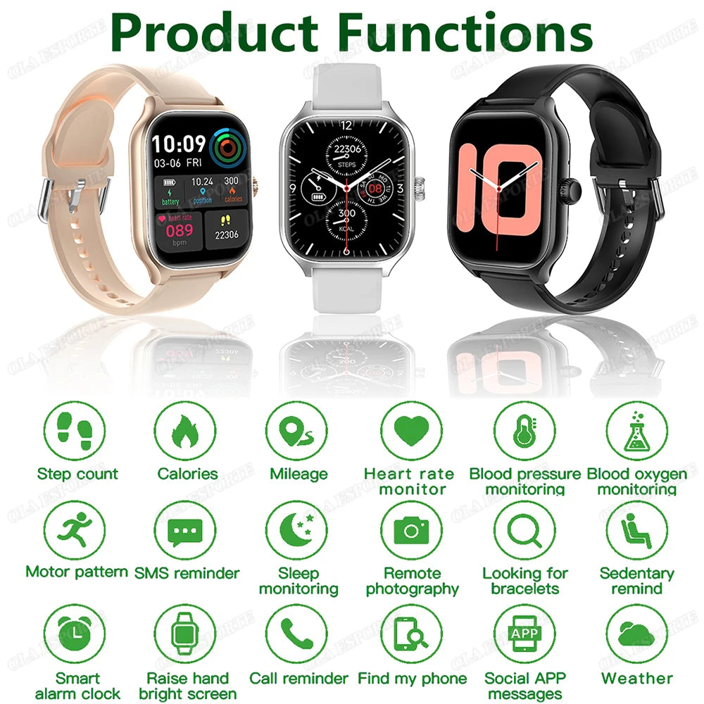 Outdoor 2.01-Inch Calling Smartwatch with Custom Dial