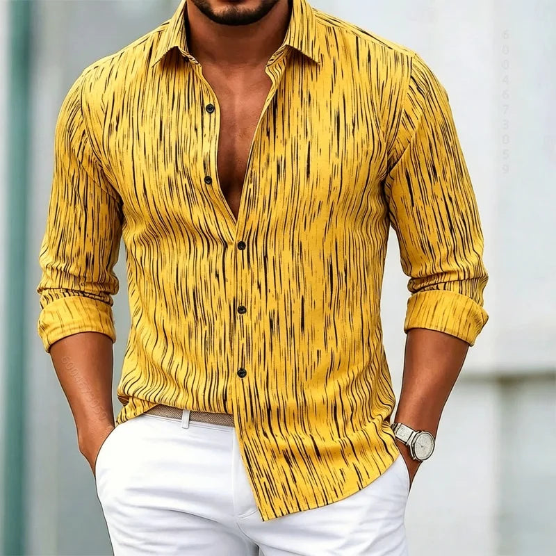 Men's Graphic Print Casual Shirt