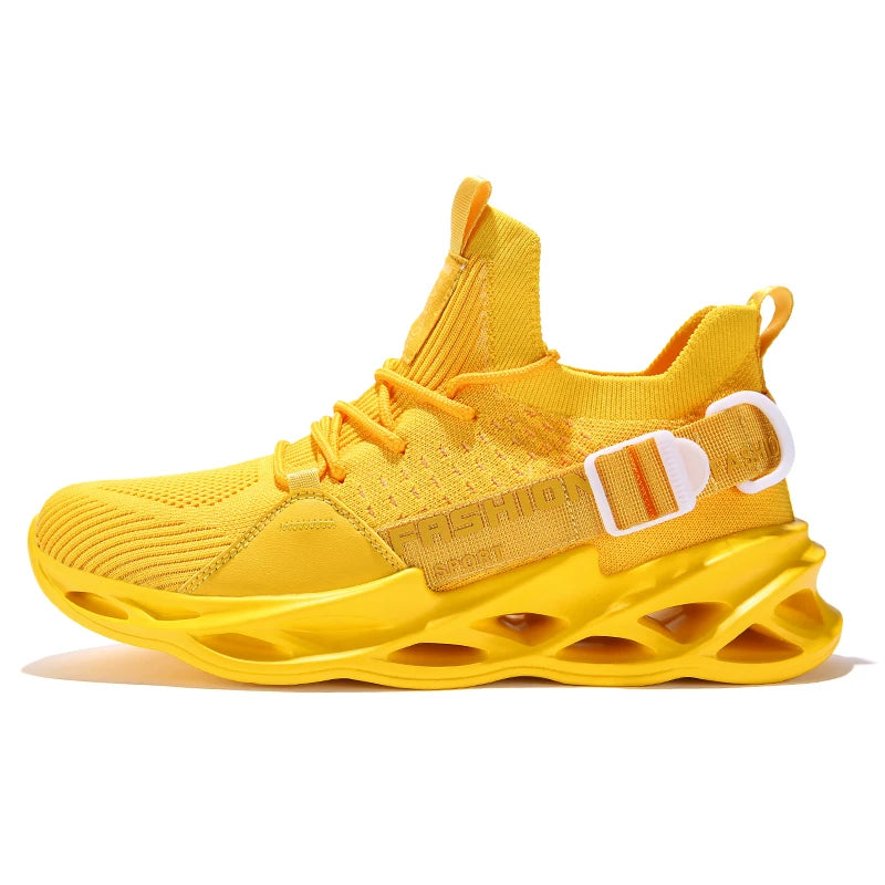 Unisex Thick-Sole Mesh Sneakers