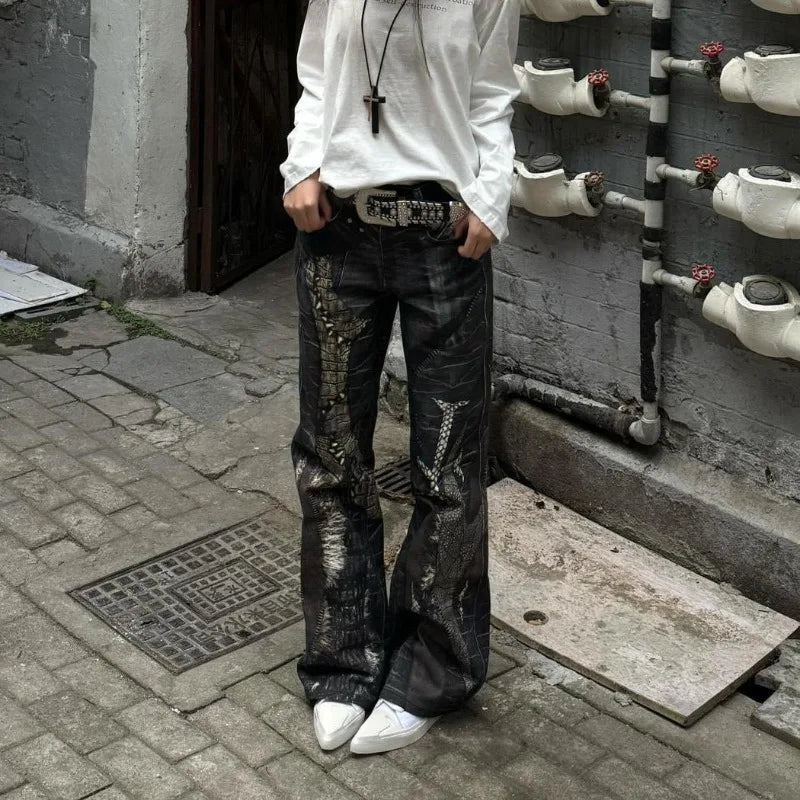 Women's High-Waist Flare Jeans — product view