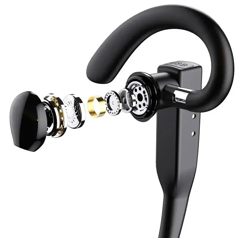 Rotating Bluetooth 5.0 Business Earpiece with Charging Case