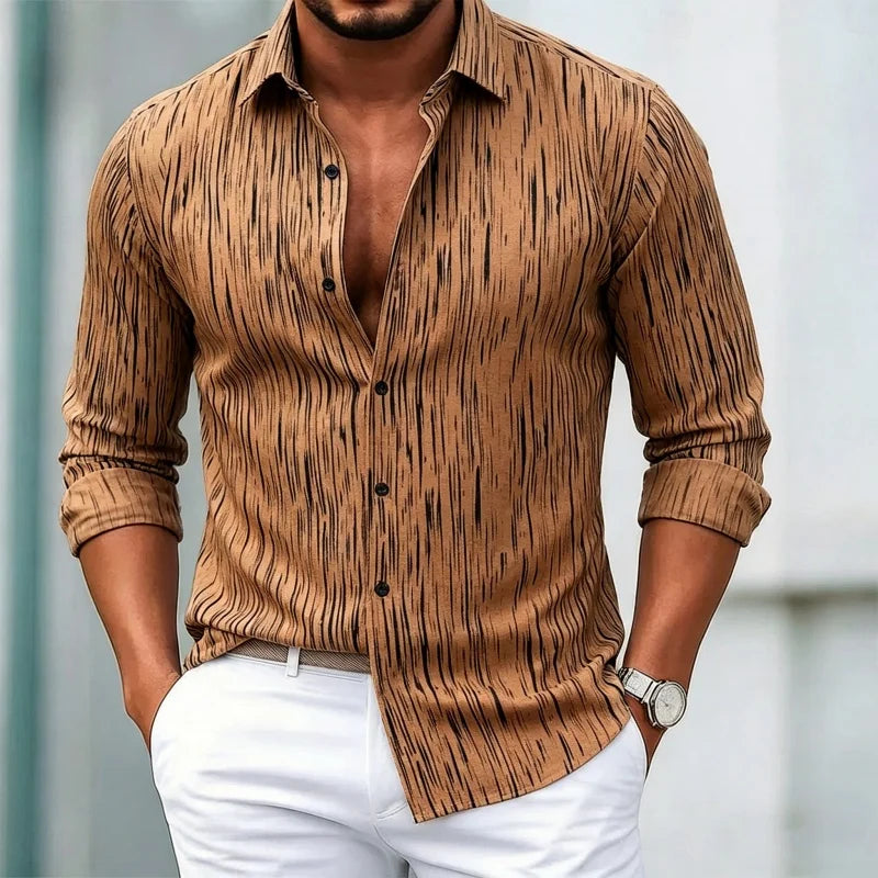 Men's Graphic Print Casual Shirt