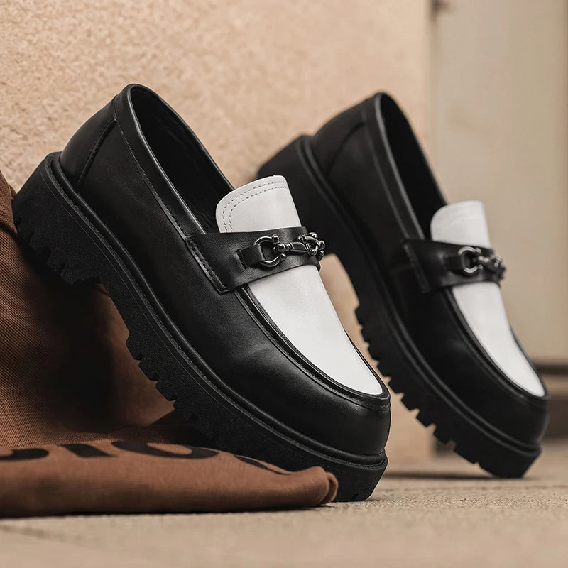 Men's Slip-On Platform Loafers