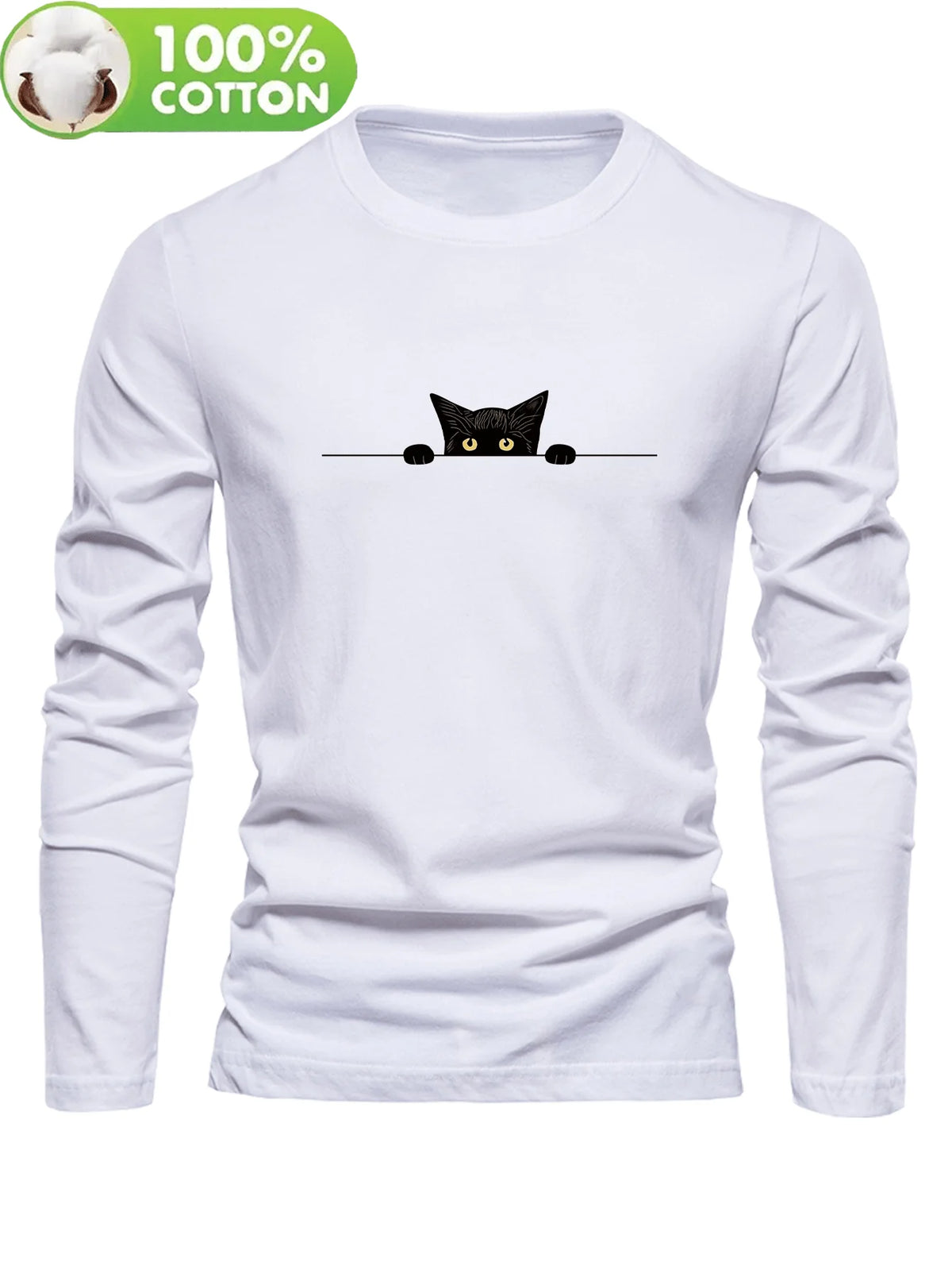 Men's Long-Sleeve Casual T-Shirt