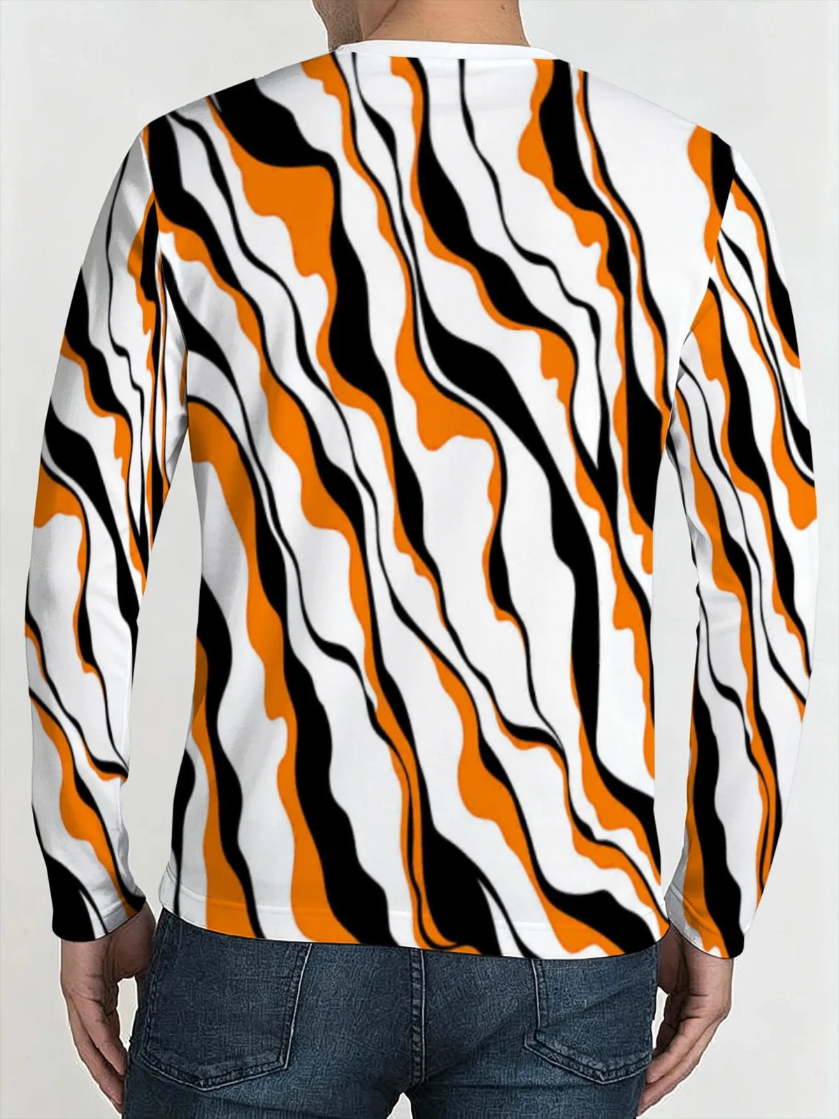 Men's Graphic Print Sweatshirt & Pants Set