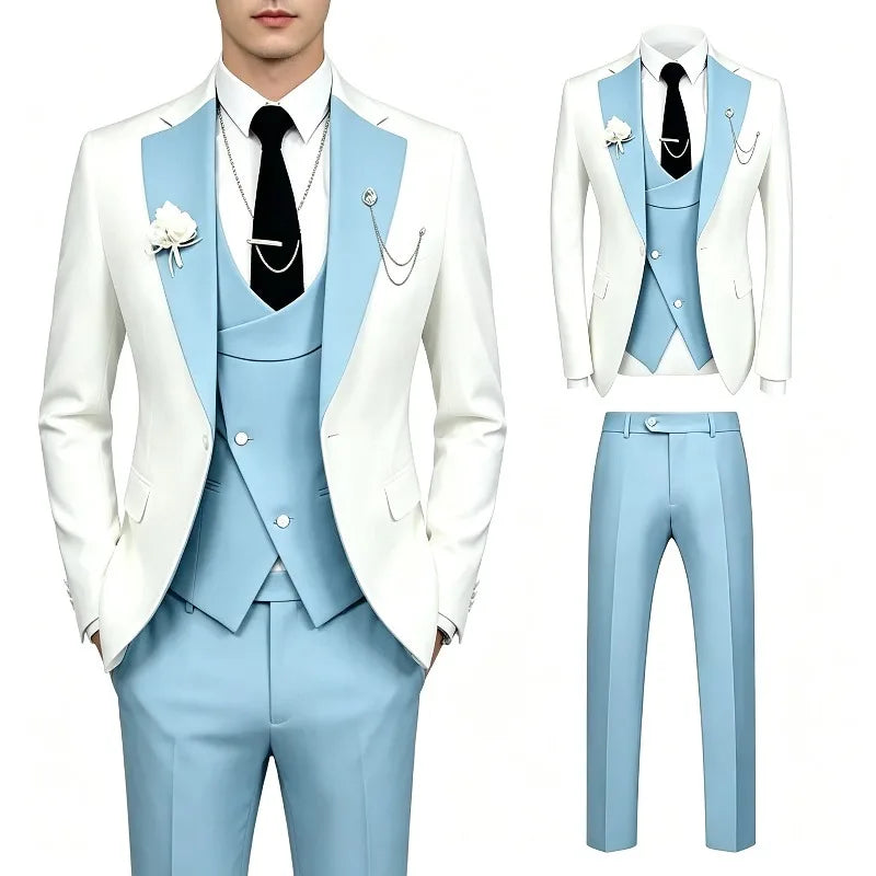 Men's Three-Piece Business & Occasion Suit