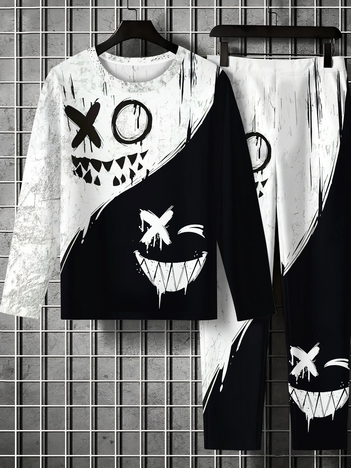 Men's Graphic Print Crew-Neck Sweatshirt