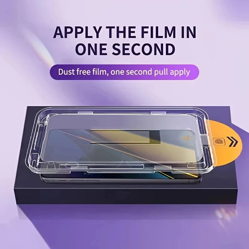 Easy-Install Privacy Tempered Glass Screen Protector for Samsung Galaxy A08, A16, A07, A18, A55, S24 FE, A35, A12, A57, A26, A17, A13, A24 4G, A14, A15 5G, A36, A56