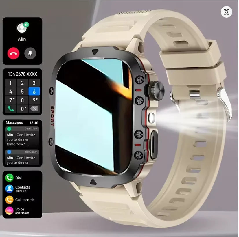 1.83-Inch Calling Smartwatch with Message Alerts