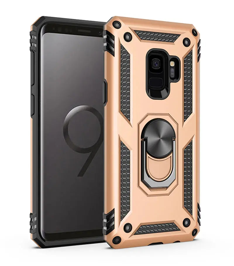 Ring Stand Phone Case for Samsung Galaxy A6 2018, S10, S10E, A6 Plus 2018, A9 2018, A70, S20, Note 9, Note 8, S10 Plus, S20 Plus, S20 Ultra, A8 2018, A8 Plus 2018, A51, A50, A71, A40, S8 Plus, S8, S9, S9 Plus