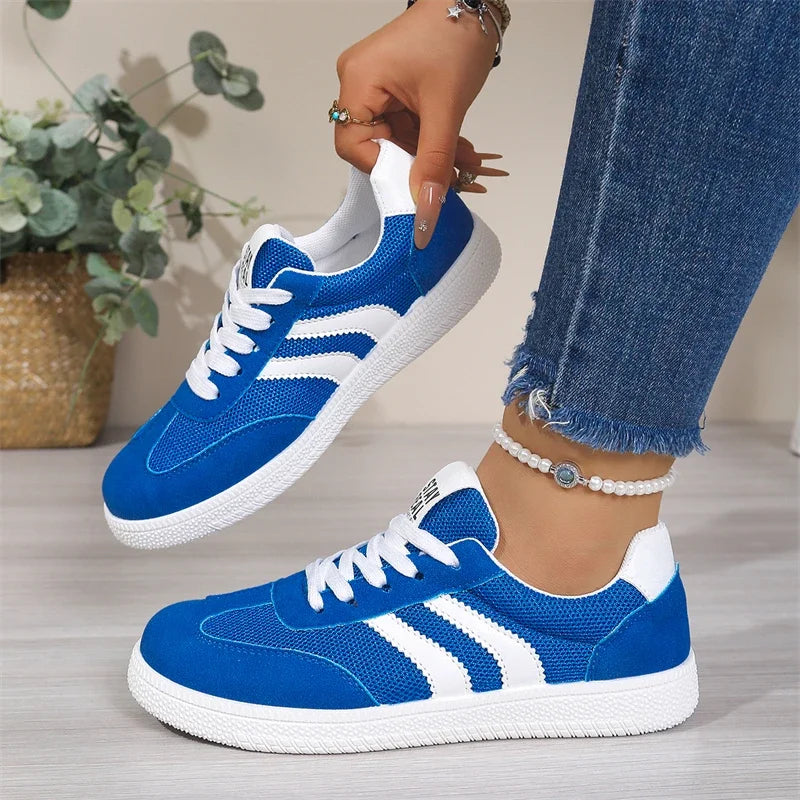 Women's Air Mesh Lace-Up Sneakers