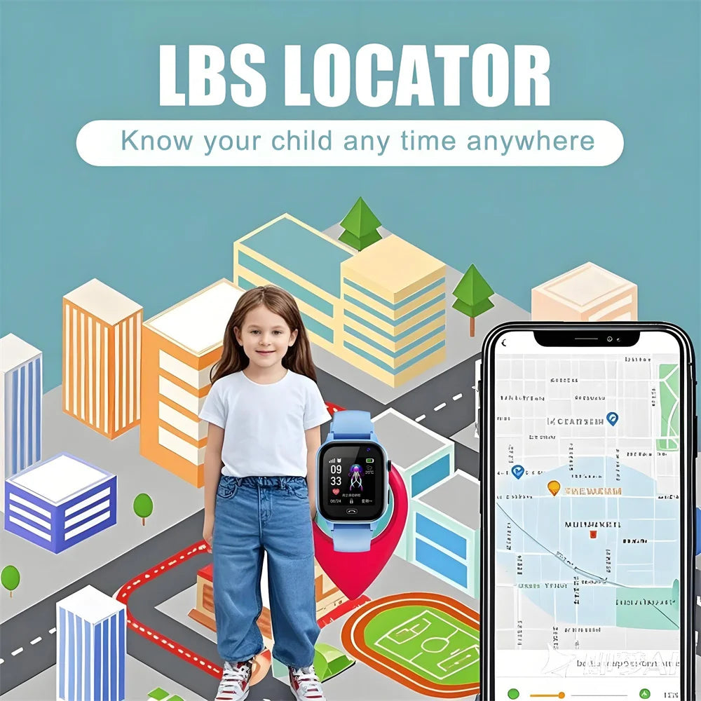Children's 1.44-Inch Calling Smartwatch
