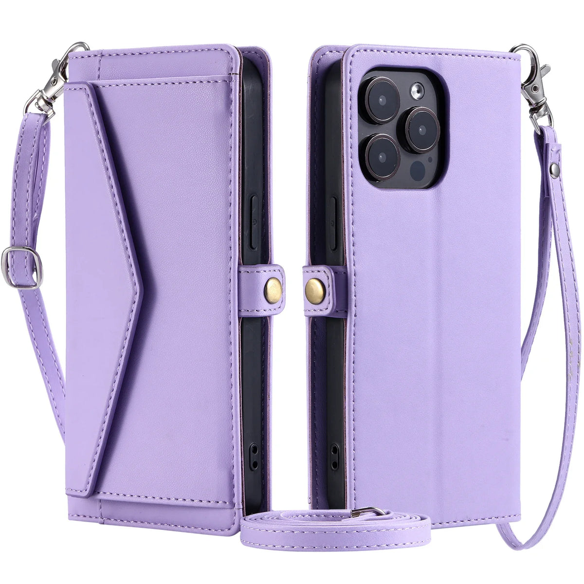 Crossbody Wallet Phone Case with Card Pocket for iPhone 15 Pro, iPhone 15 Plus 14 Plus, iPhone 13 Pro Max, iPhone 14 Pro, iPhone 17 or 18, iPhone 15, iPhone 14 Pro Max, iPhone SE2 SE3 7 8, iPhone 11, iPhone XR, iPhone 16 & More Models