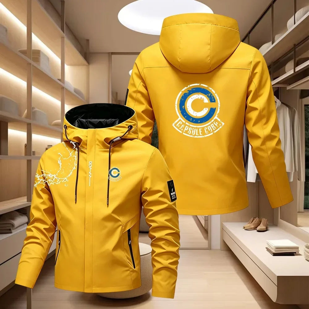 Men's Hooded Zip-Up Jacket