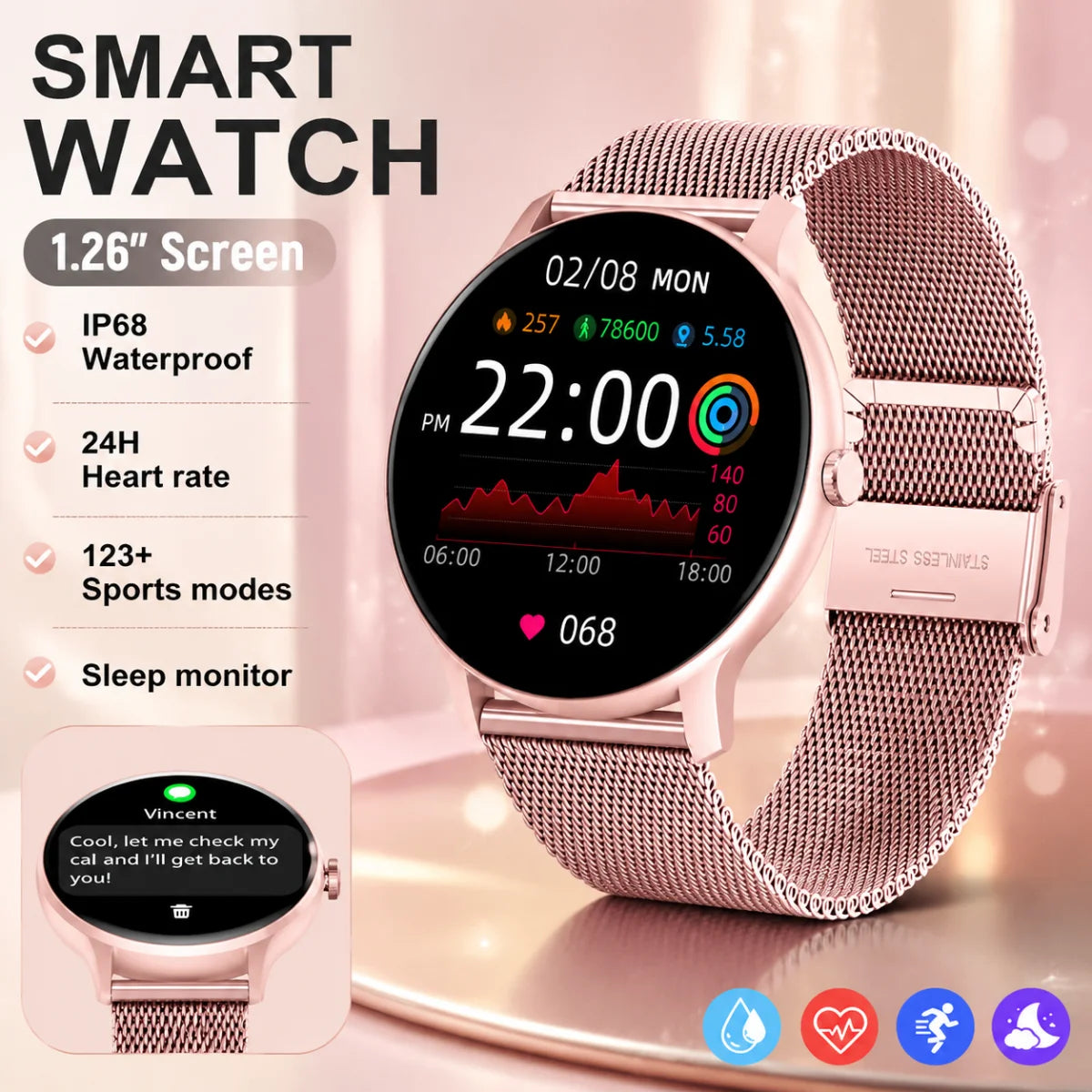 1.26-Inch Calling Smartwatch