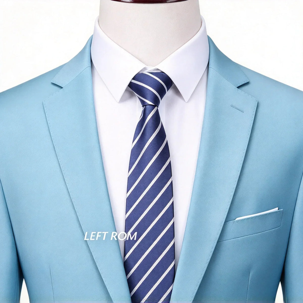 Men's Solid-Colour Two-Piece Office Suit
