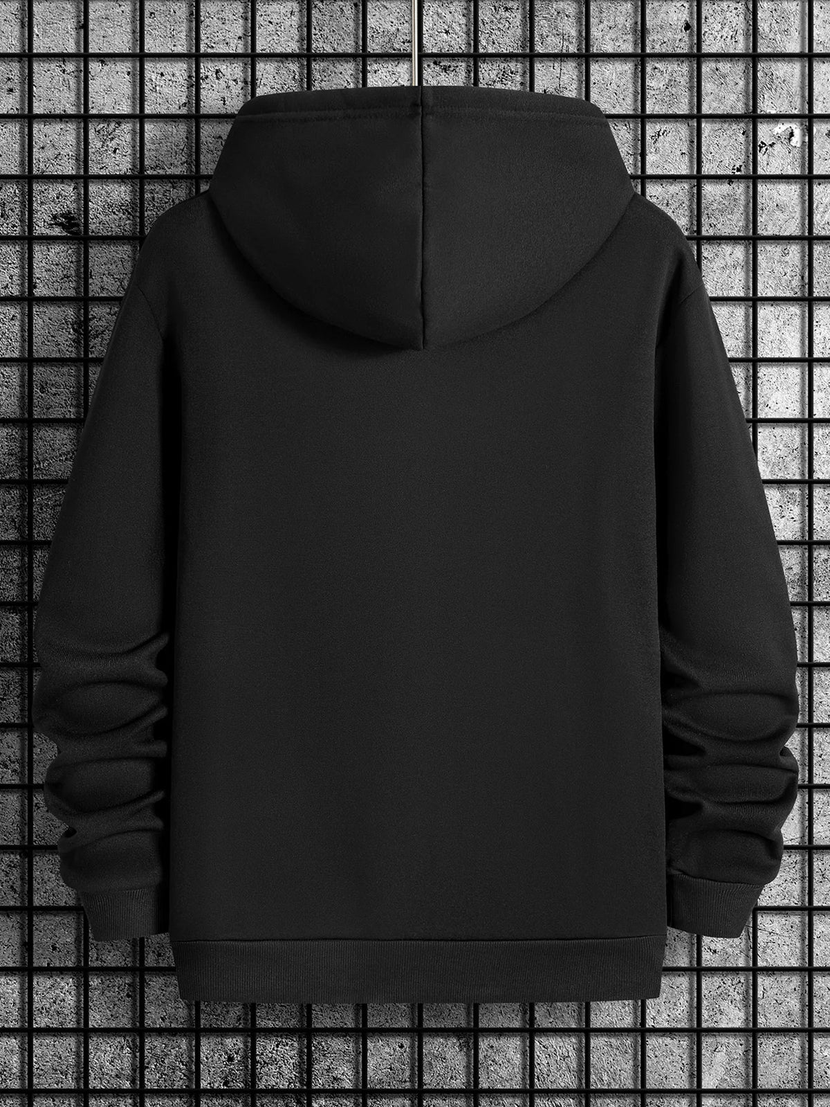 Men's Letter Print Casual Hoodie