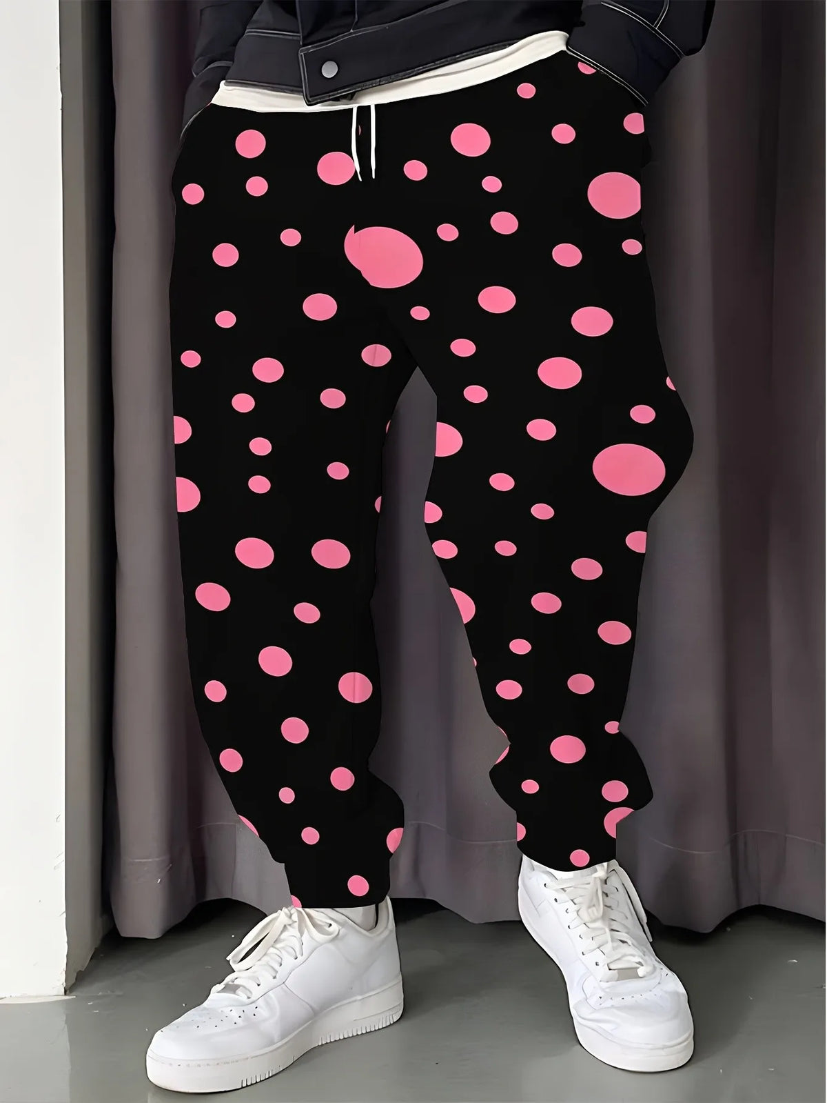 Men's Polka Dot Casual Pants